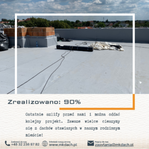 Zrealizowano 90% 